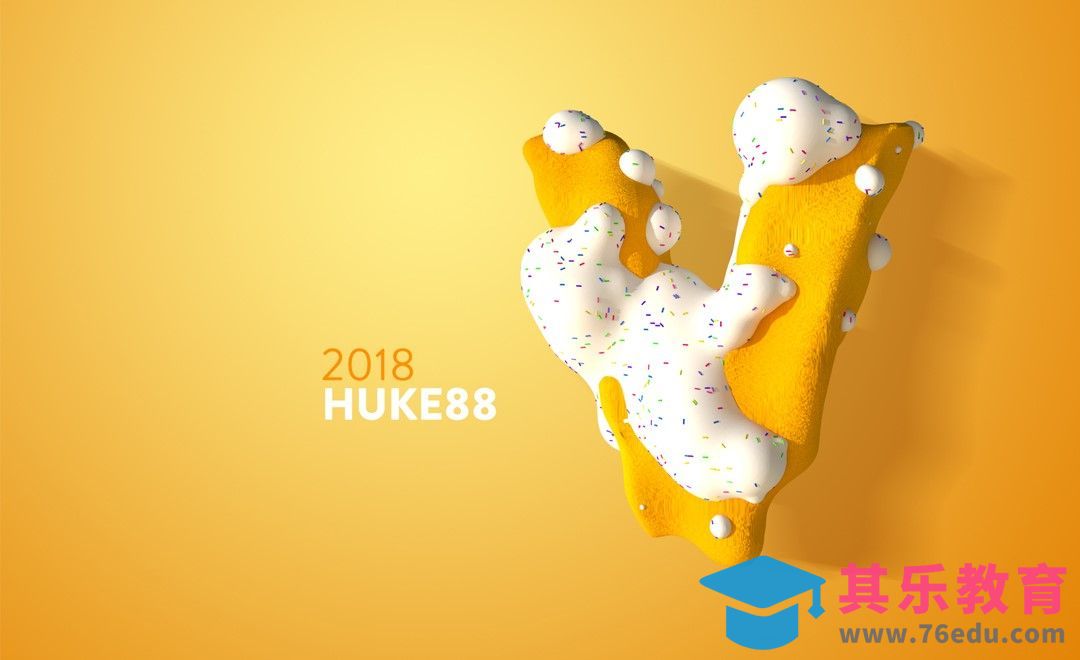 C4D-奶油蛋糕V字建模与渲染[虎课网C4D设计视频教程][产品数码建模MP4教程全集 ]-第1张图片-我要自学网