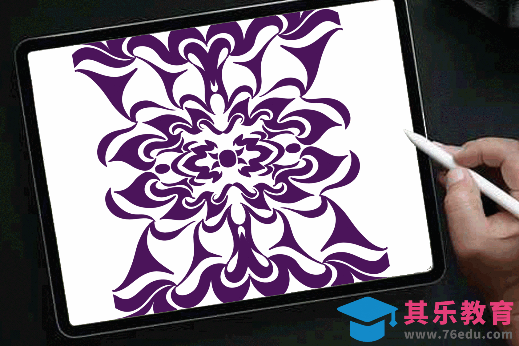 Procreate-iPad神奇技巧-笔画图案[虎课网绘画插画视频教程][ipad商业插画MP4教程全集 ]-第1张图片-我要自学网