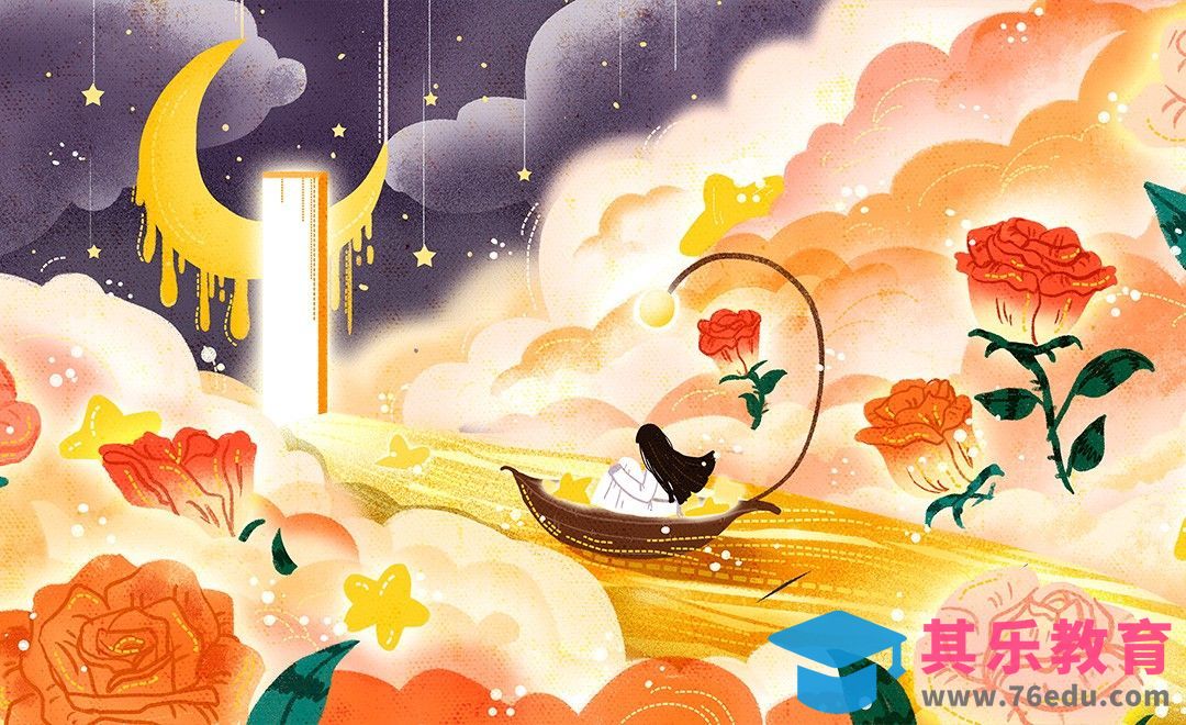 PS-板绘浪漫云层肌理插画[虎课网绘画插画视频教程][ipad商业插画MP4教程全集 ]-第1张图片-我要自学网