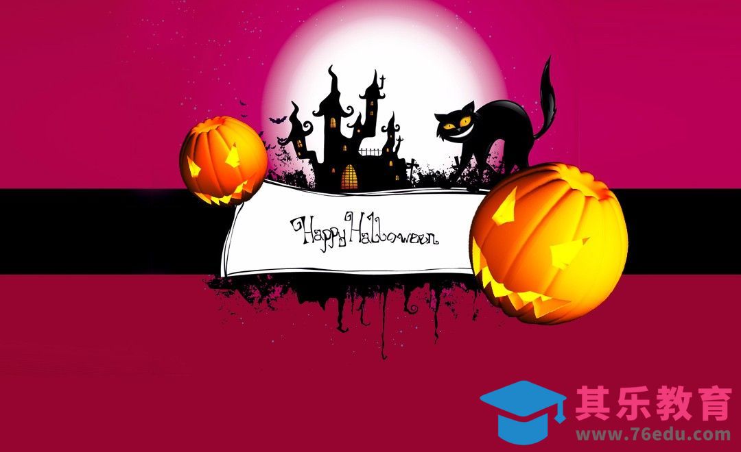 C4D+PS-南瓜建模万圣节合成海报[虎课网C4D设计视频教程][产品数码建模MP4教程全集 ]-第1张图片-我要自学网