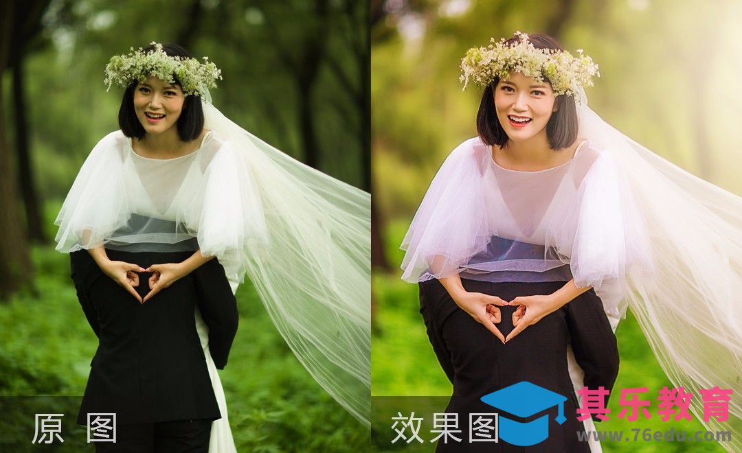 PS-心心相印浪漫婚纱后期精修[虎课网手机摄影入门视频教程][MP4产品摄影教程全集 ]-第1张图片-我要自学网