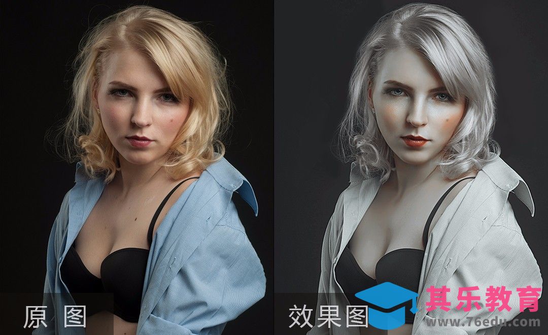 PS-美女模特白狡狐调色后期教程[虎课网手机摄影入门视频教程][MP4产品摄影教程全集 ]-第1张图片-我要自学网