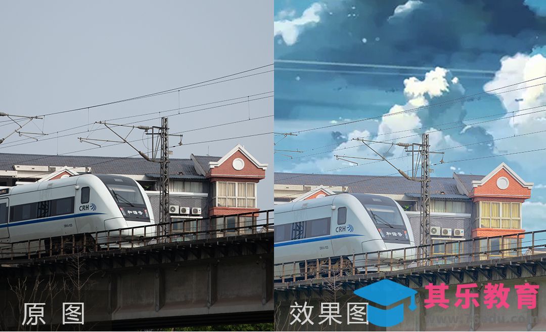 PS-浪漫动画天空效果后期合成[虎课网手机摄影入门视频教程][MP4产品摄影教程全集 ]-第1张图片-我要自学网