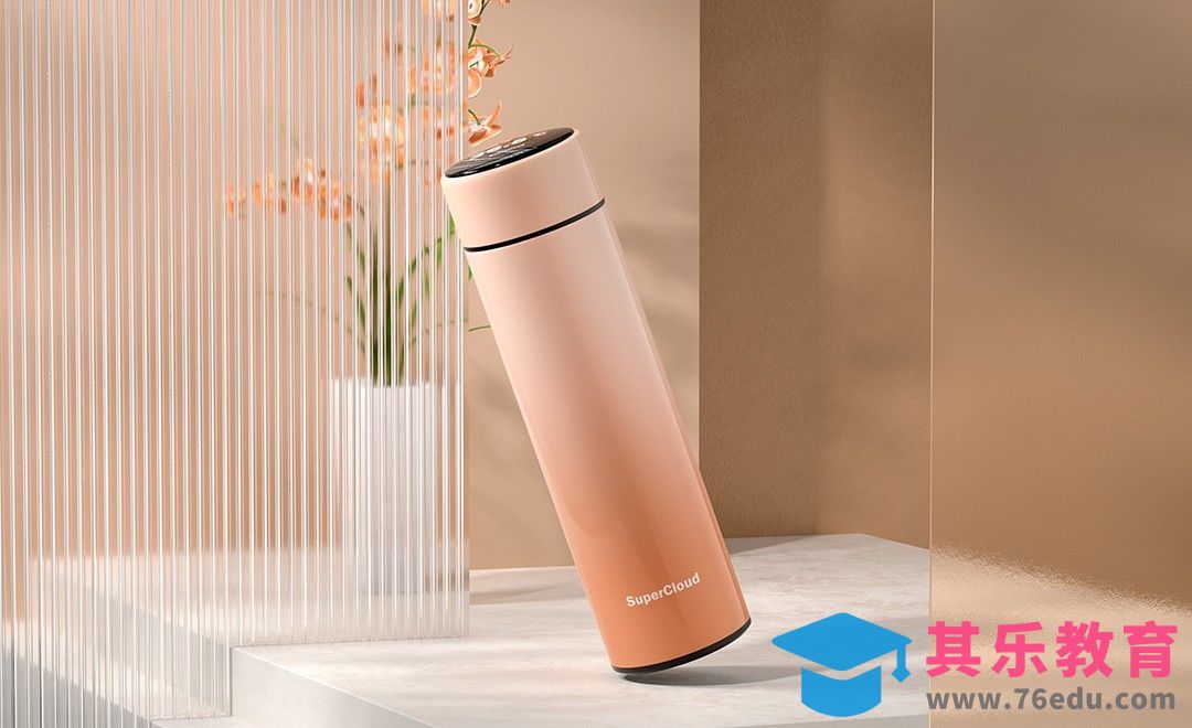 C4D+OC-水杯场景渲染[虎课网C4D设计视频教程][产品数码建模MP4教程全集 ]-第1张图片-我要自学网