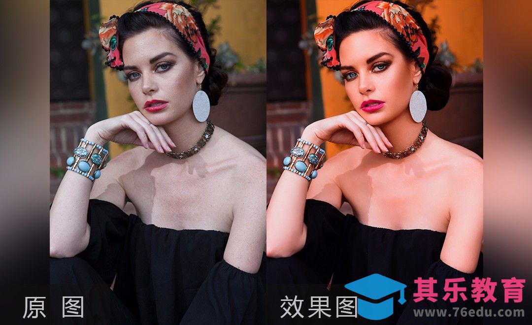 PS-欧美复古典雅人像[虎课网手机摄影入门视频教程][MP4产品摄影教程全集 ]-第1张图片-我要自学网