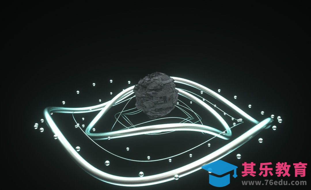 C4D-科技概念动画：镜头二[虎课网C4D设计视频教程][产品数码建模MP4教程全集 ]-第1张图片-我要自学网