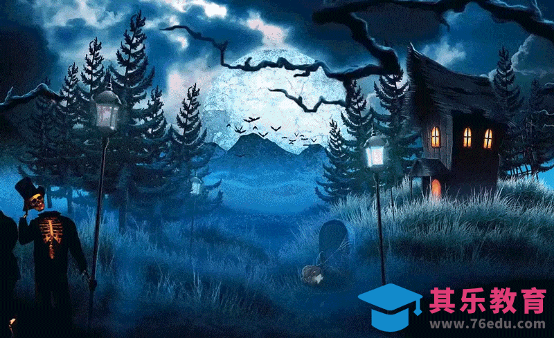 AE+Saber-万圣节LOGO标题动画[虎课网影视动画制作视频教程][MP4影视拍摄教程全集 ]-第1张图片-我要自学网