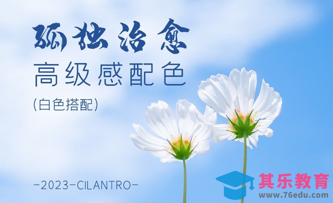 孤独治愈白色系搭配-审美提升与配色纯享[虎课网平面设计视频教程][图片排版配色MP4高清全集 ]-第1张图片-我要自学网