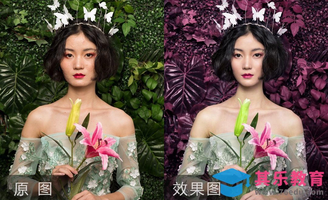 PS-运用对比色调修出时尚妆面[虎课网手机摄影入门视频教程][MP4产品摄影教程全集 ]-第1张图片-我要自学网