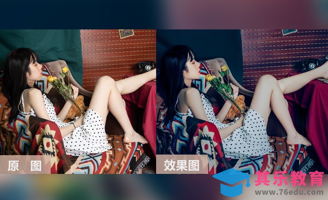 PS-人像修图中如何凸显主体[虎课网手机摄影入门视频教程][MP4产品摄影教程全集 ]-第1张图片-我要自学网