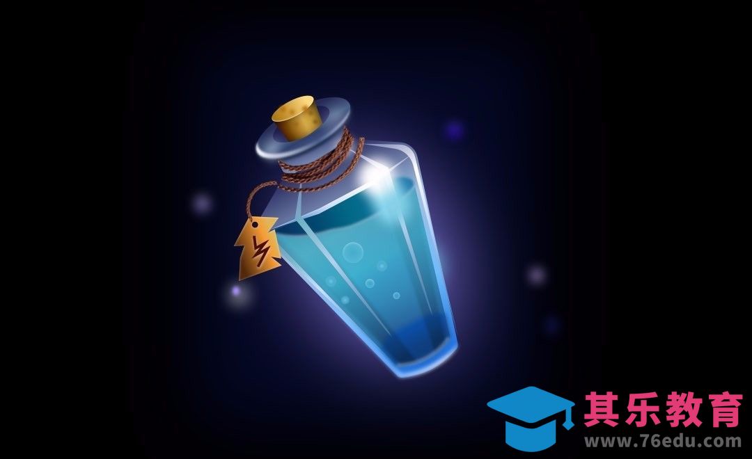 Sketch-游戏精灵瓶图标[虎课网UI设计视频教程][UI设计教程全集MP4 ]-第1张图片-我要自学网