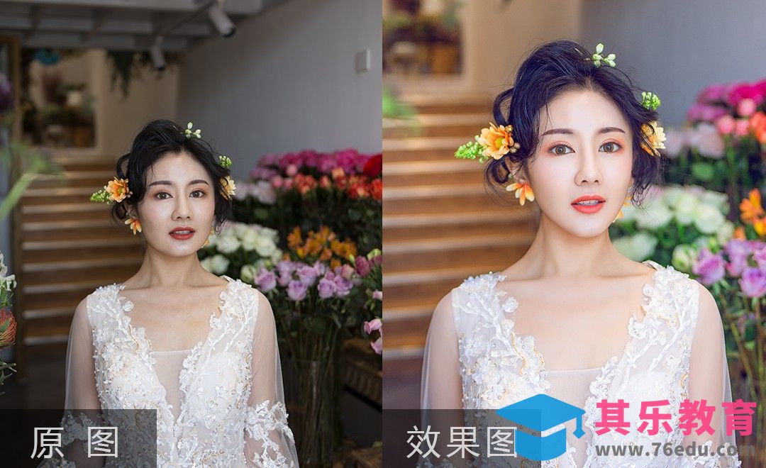 PS-亮调阳光花房婚纱人像精修[虎课网手机摄影入门视频教程][MP4产品摄影教程全集 ]-第1张图片-我要自学网