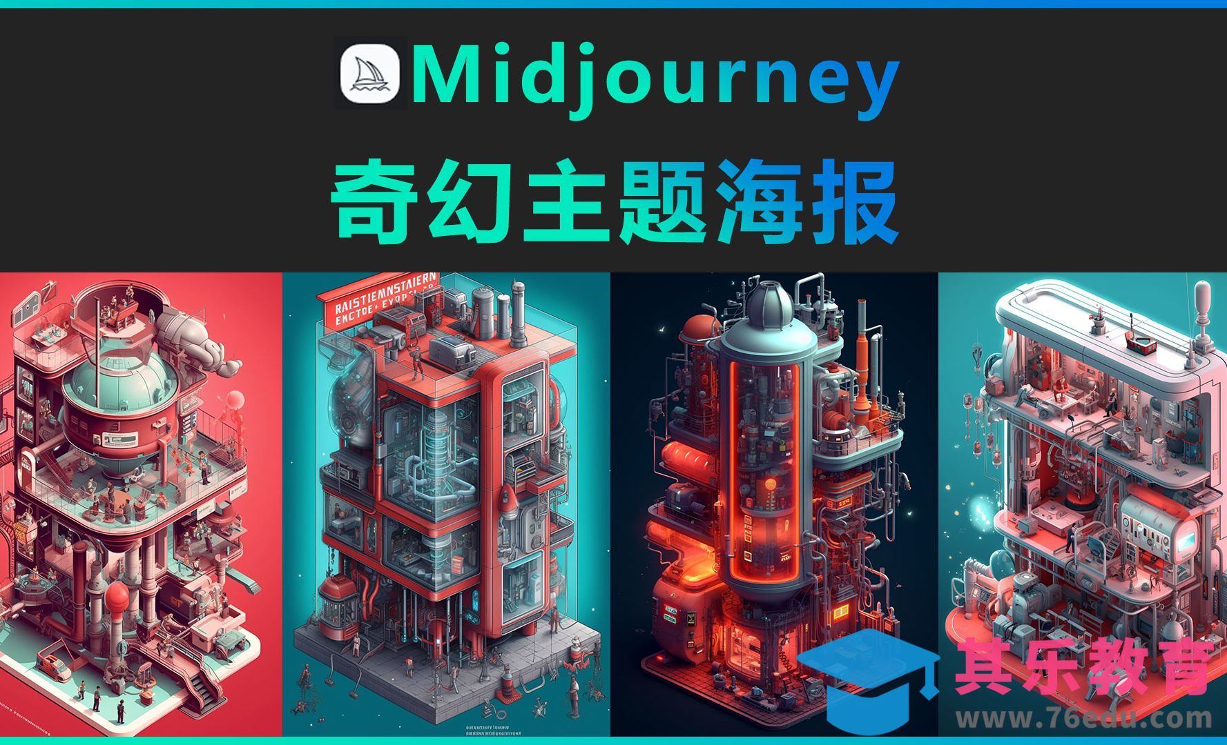Midjourney-奇幻主题海报[虎课网AICG人工智能视频教程][MP4高清全集 ]-第1张图片-我要自学网