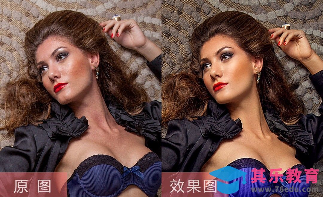 PS-俯拍内衣模特精修[虎课网手机摄影入门视频教程][MP4产品摄影教程全集 ]-第1张图片-我要自学网