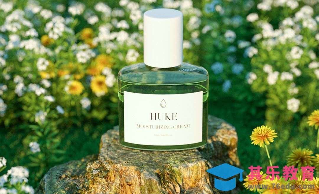 C4D-虎课牌保湿露真实渲染（上）[虎课网C4D设计视频教程][产品数码建模MP4教程全集 ]-第1张图片-我要自学网