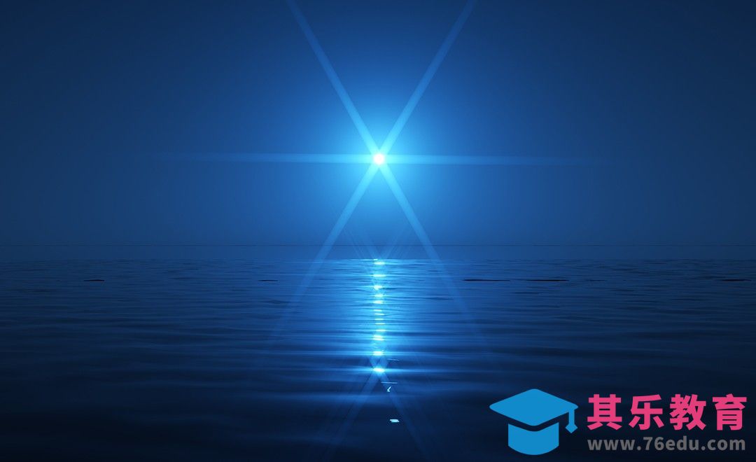 C4D+OC-夜间唯美湖面波纹效果[虎课网C4D设计视频教程][产品数码建模MP4教程全集 ]-第1张图片-我要自学网