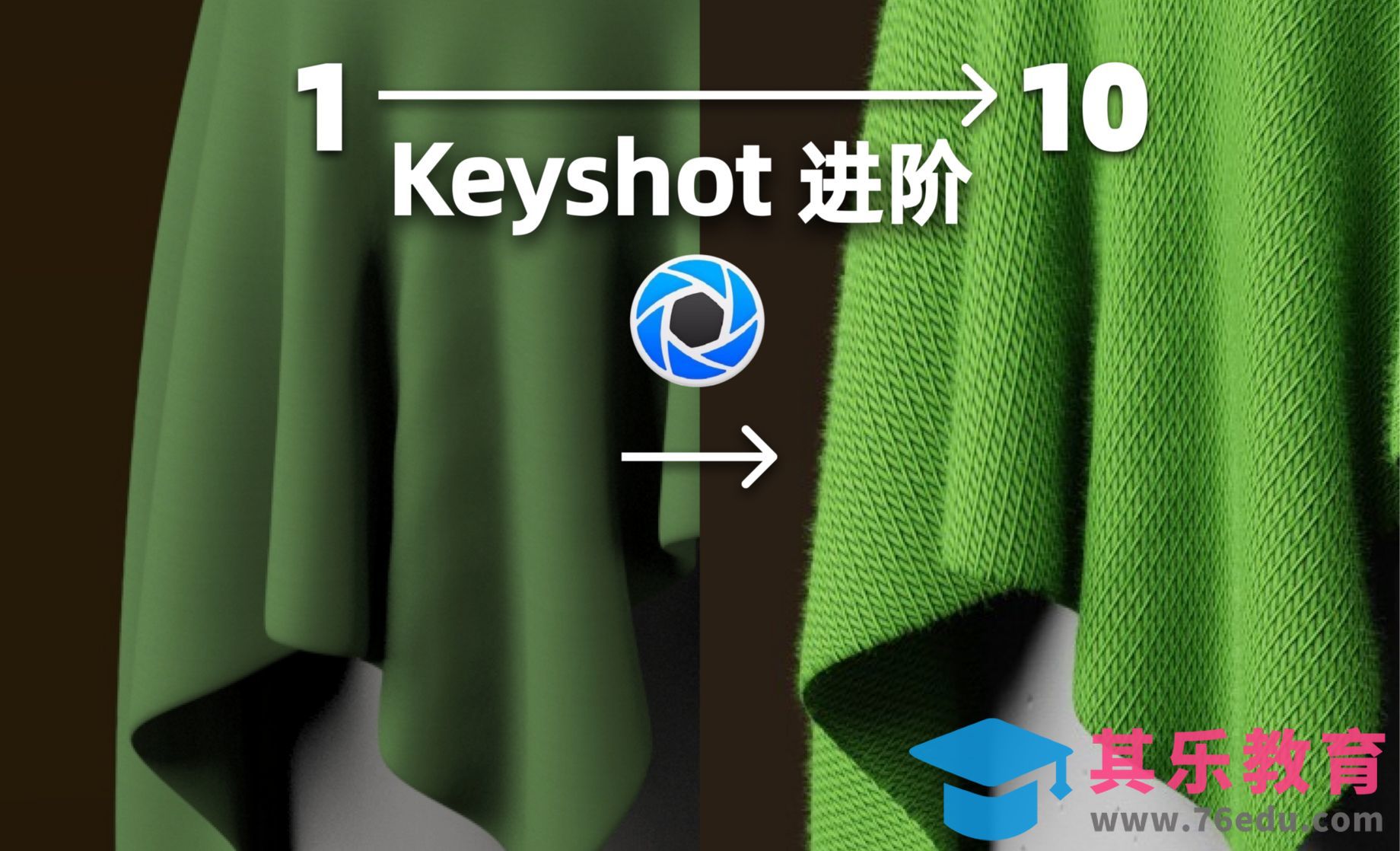 【keyshot进阶教程】真实的织物布料！[虎课网最新视频教程][免费高清MP4教程全集 ]-第1张图片-我要自学网