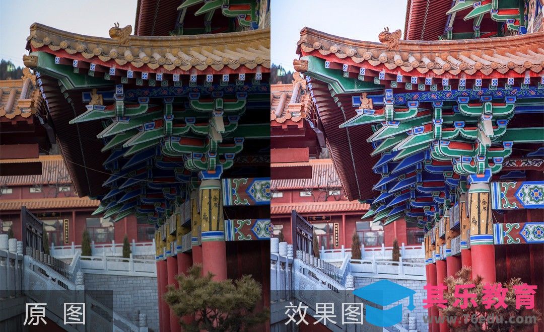 PS-古式建筑光影修复及唯美调色教程[虎课网手机摄影入门视频教程][MP4产品摄影教程全集 ]-第1张图片-我要自学网