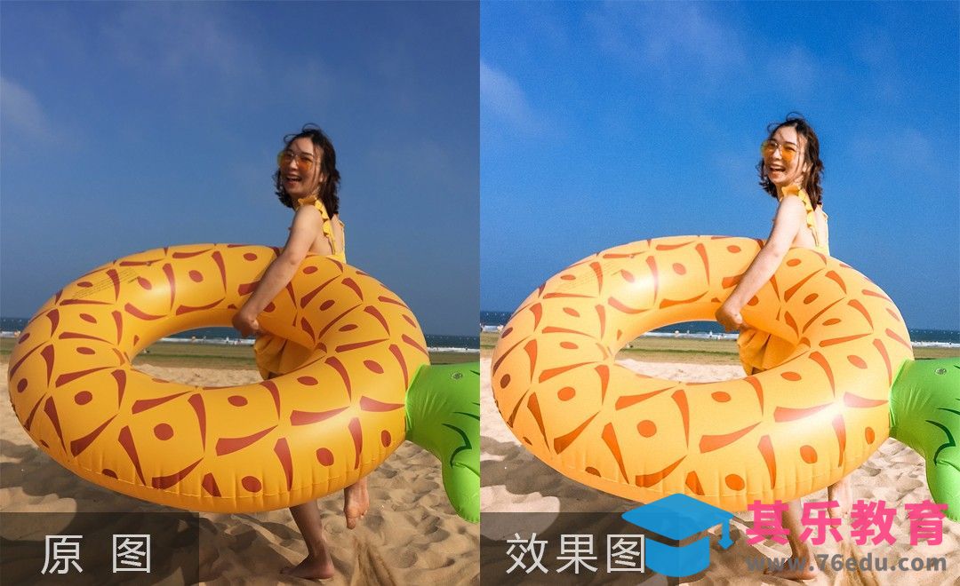 PS-夏日少女泳装摄影后期[虎课网手机摄影入门视频教程][MP4产品摄影教程全集 ]-第1张图片-我要自学网