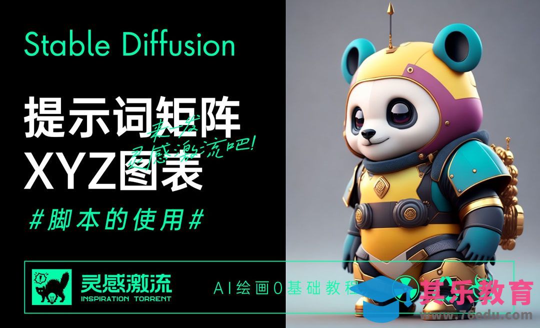 AIGC之提示词矩阵与XYZ图表-Stable Diffusion[虎课网AICG人工智能视频教程][MP4高清全集 ]-第1张图片-我要自学网