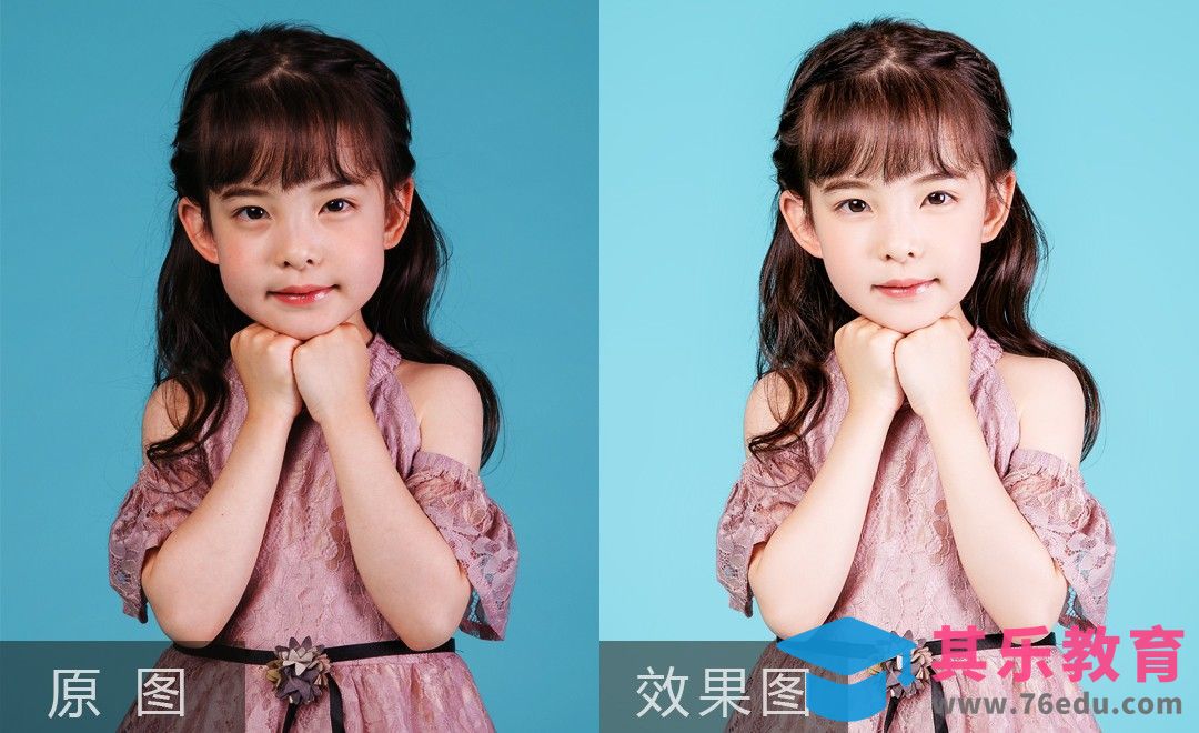 PS-儿童纯色写真精修[虎课网手机摄影入门视频教程][MP4产品摄影教程全集 ]-第1张图片-我要自学网