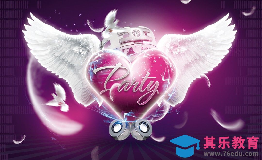 PS-天使之心特效合成[平面设计视频教程][海报设计MP4高清全集 ]-第1张图片-我要自学网