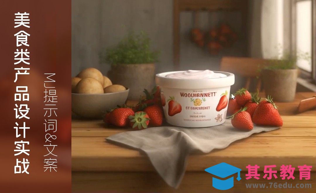 Midjourney-美食产品设计实战（提示词文案）[虎课网AICG人工智能视频教程][MP4高清全集 ]-第1张图片-我要自学网