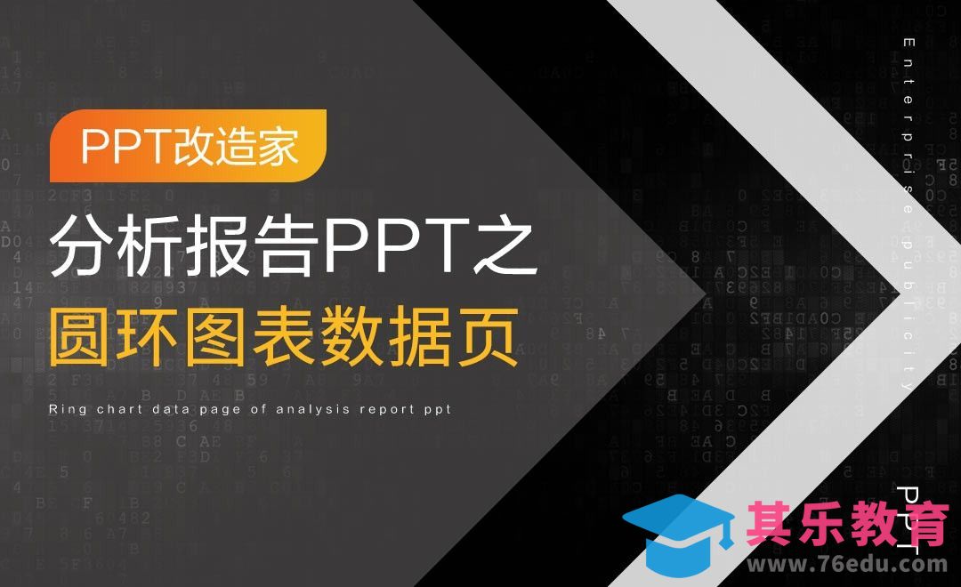 PPT改造家-分析报告PPT之圆环图表数据页[虎课网办公职场视频教程][办公职场教程全集MP4 ]-第1张图片-我要自学网