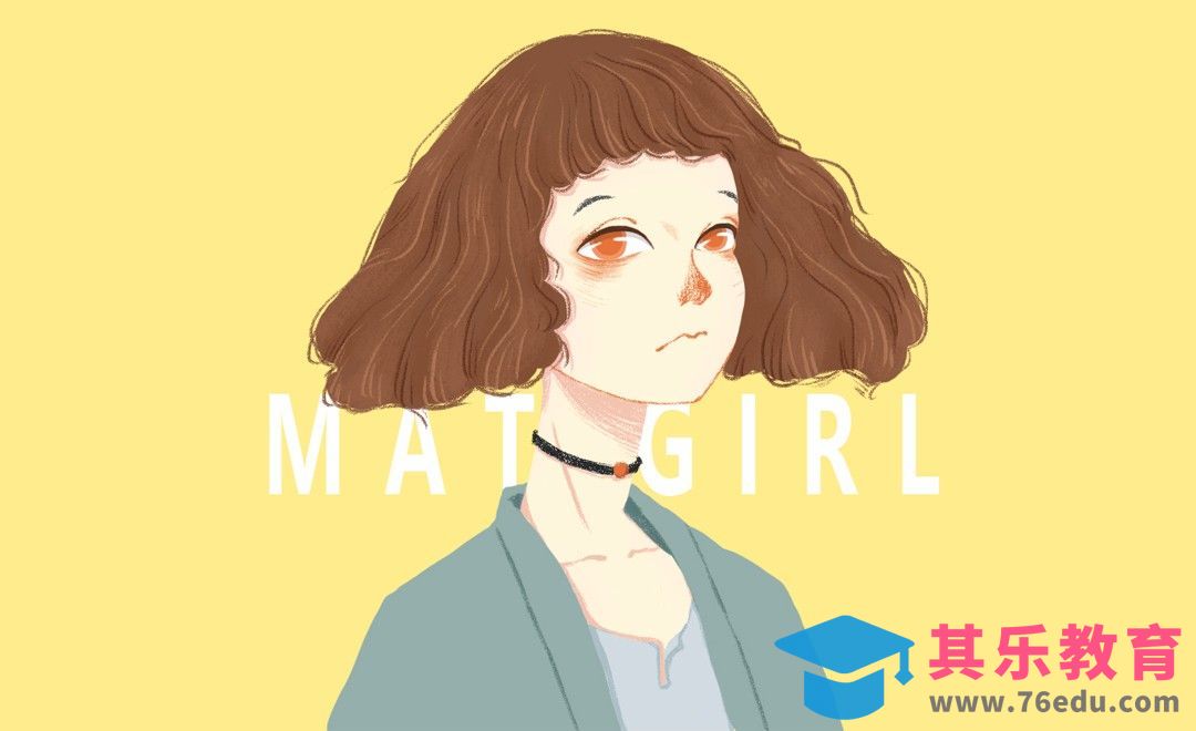 PS-板绘-手绘韩风文艺范头像[虎课网绘画插画视频教程][ipad商业插画MP4教程全集 ]-第1张图片-我要自学网