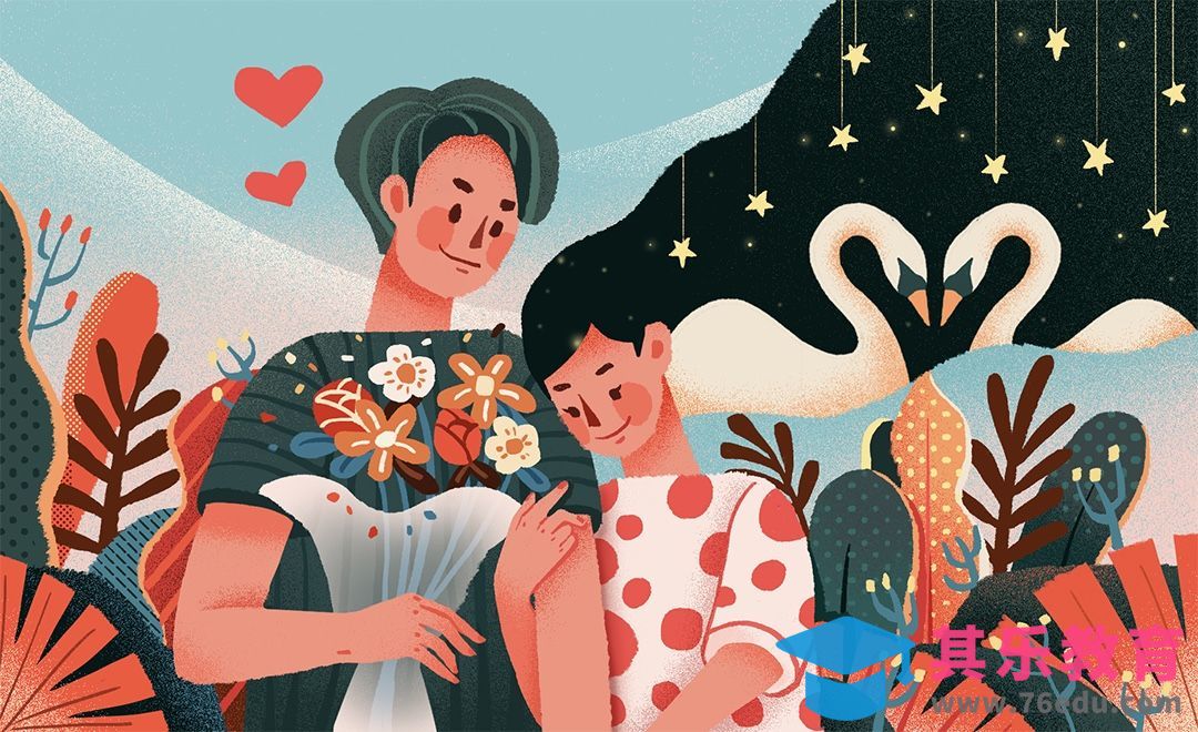 PS-板绘插画-七夕情人节[虎课网绘画插画视频教程][ipad商业插画MP4教程全集 ]-第1张图片-我要自学网