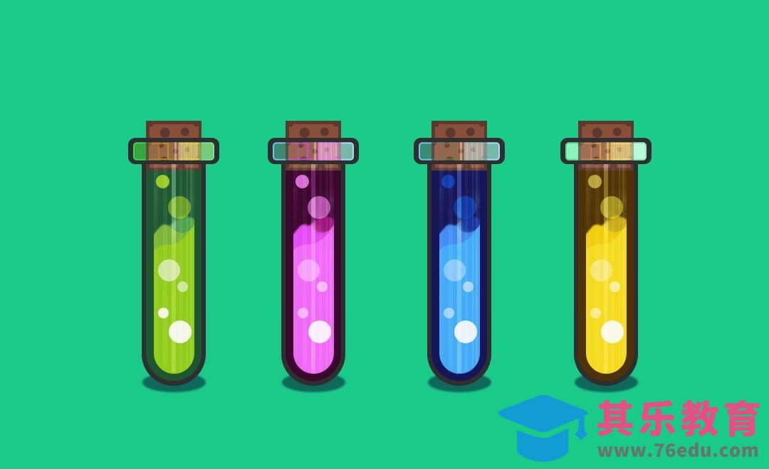 PS-鼠绘-三支试剂[虎课网绘画插画视频教程][ipad商业插画MP4教程全集 ]-第1张图片-我要自学网