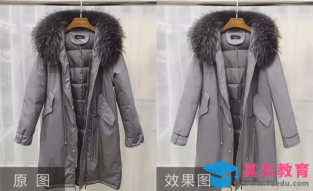 PS-毛领大衣精修[虎课网电商产品精修视频教程][最新PS修图教程全集MP4 ]-第1张图片-我要自学网