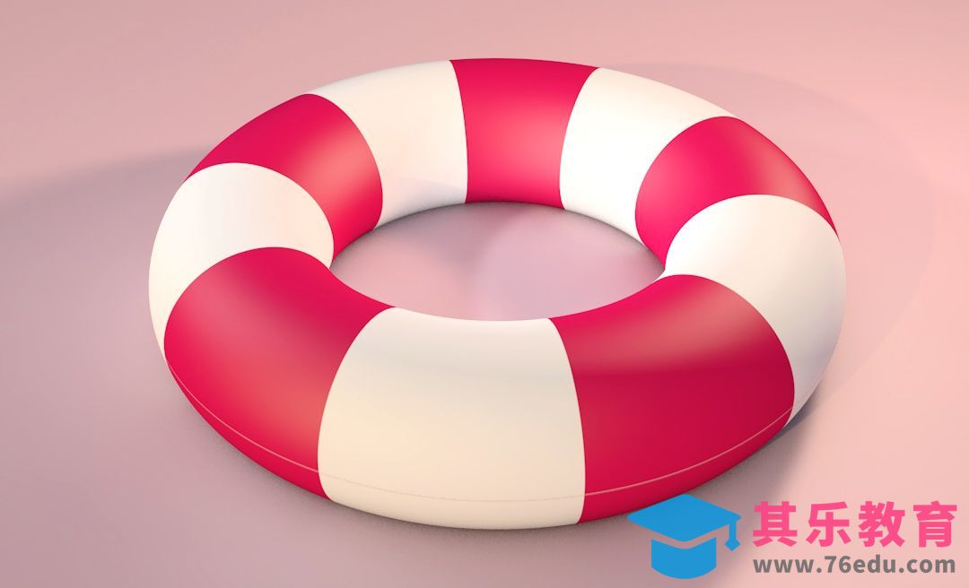 C4D-制作游泳圈[虎课网C4D设计视频教程][产品数码建模MP4教程全集 ]-第1张图片-我要自学网