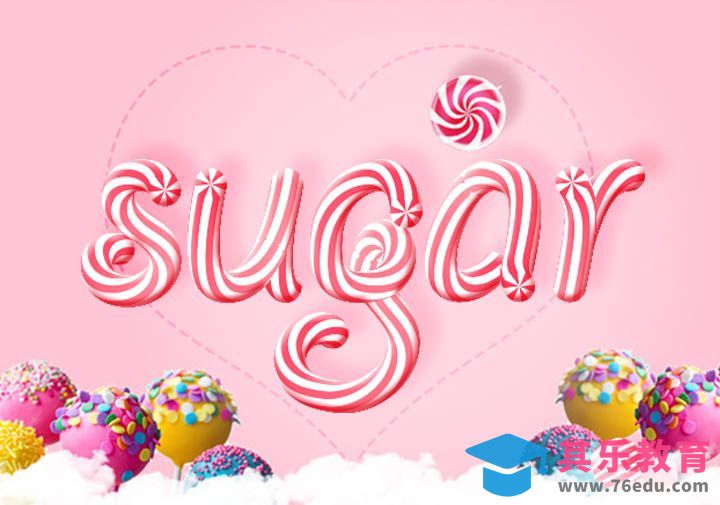 ai如何制作彩条糖果字Sugar[虎课网平面设计视频教程][字体设计教程MP4高清全集 ]-第1张图片-我要自学网
