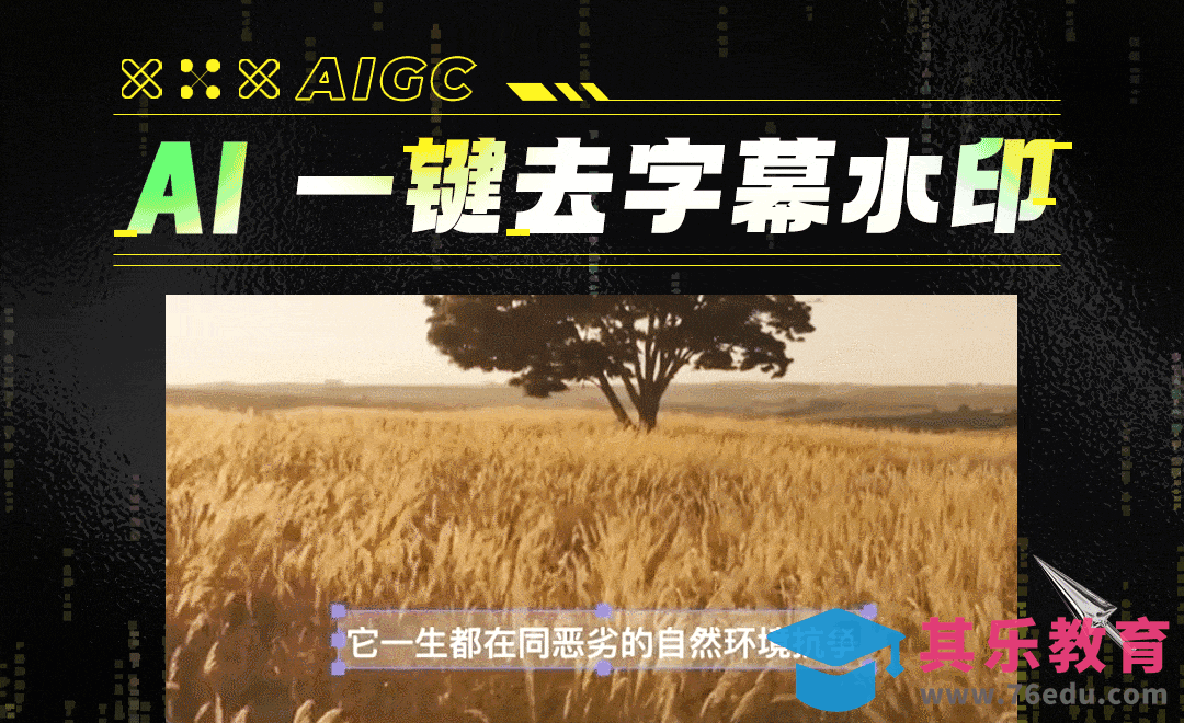 AI视频处理，去字幕水印[虎课网AICG人工智能视频教程][MP4高清全集 ]-第1张图片-我要自学网