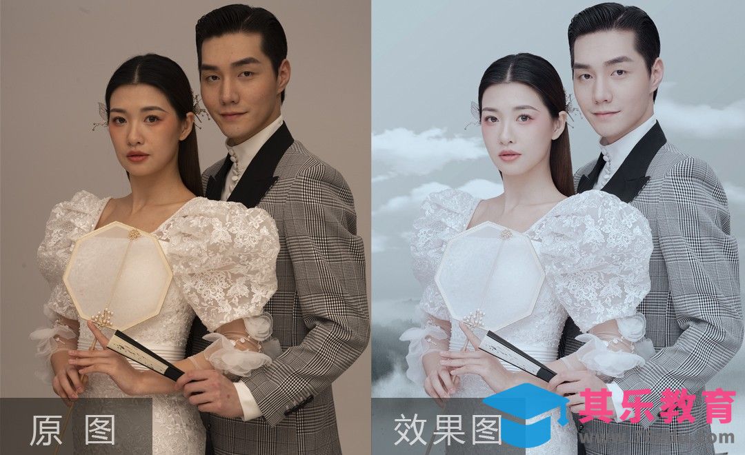 PS-国风水墨画风格人像精修[虎课网手机摄影入门视频教程][MP4产品摄影教程全集 ]-第1张图片-我要自学网