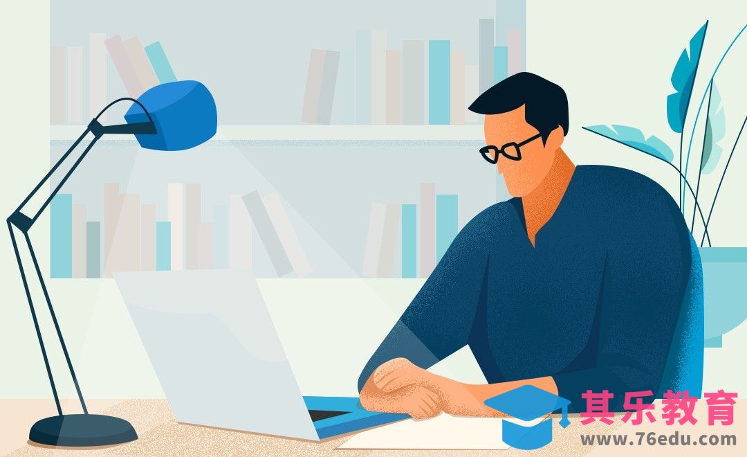 PS-扁平肌理办公商业插画[虎课网绘画插画视频教程][ipad商业插画MP4教程全集 ]-第1张图片-我要自学网