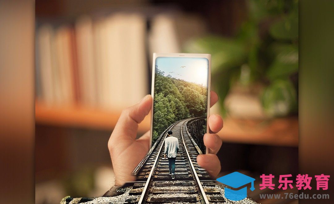 PS-手机创意合成[平面设计视频教程][海报设计MP4高清全集 ]-第1张图片-我要自学网