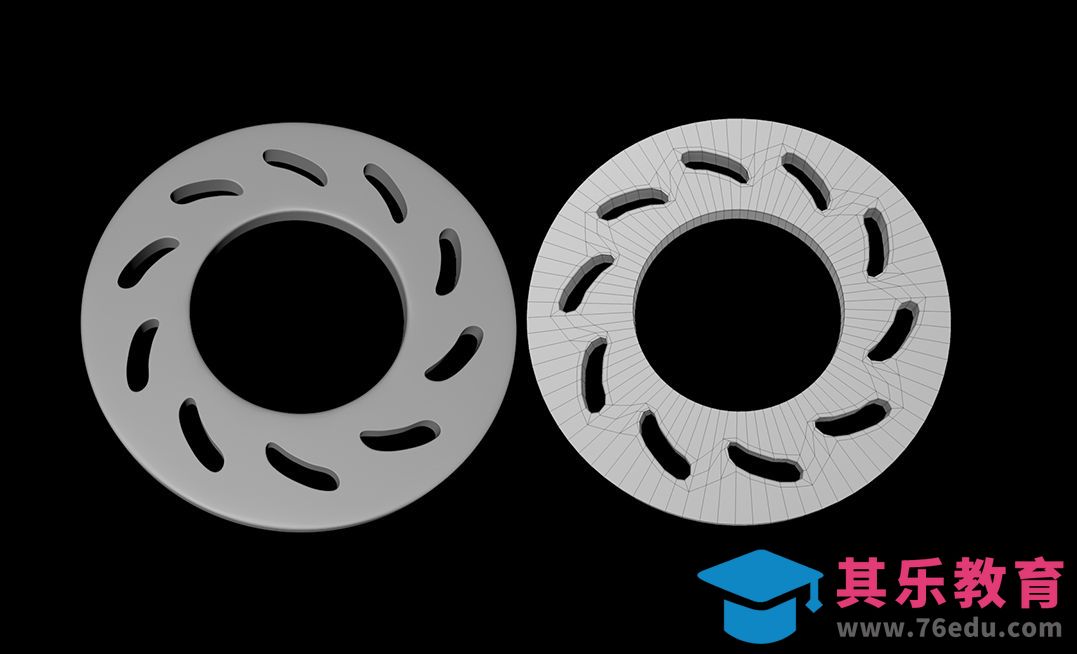 C4D-圆盘挖斜圆角矩形[虎课网C4D设计视频教程][产品数码建模MP4教程全集 ]-第1张图片-我要自学网