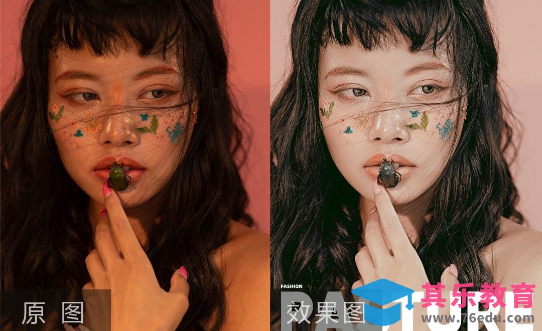 PS-室内创意妆面人像精修[虎课网手机摄影入门视频教程][MP4产品摄影教程全集 ]-第1张图片-我要自学网