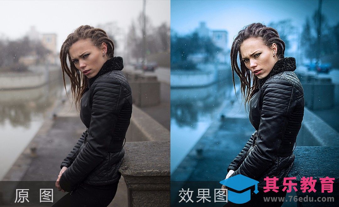 PS-雨中的忧愁人像后期[虎课网手机摄影入门视频教程][MP4产品摄影教程全集 ]-第1张图片-我要自学网