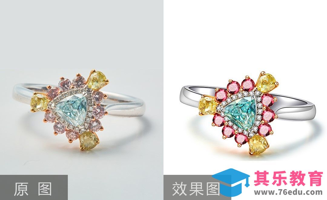 PS-精美彩钻小饰品后期精修[虎课网电商产品精修视频教程][最新PS修图教程全集MP4 ]-第1张图片-我要自学网