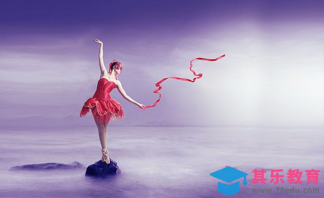 PS-空中舞者-超现实意境[平面设计视频教程][海报设计MP4高清全集 ]-第1张图片-我要自学网