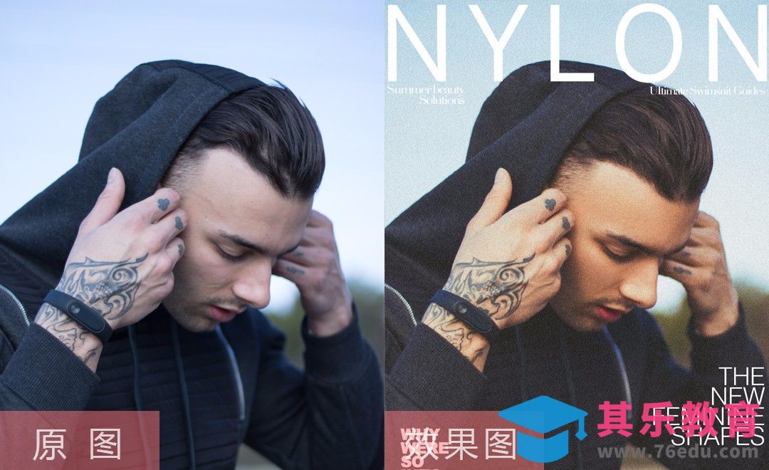 PS-男士复古街头风修片[虎课网手机摄影入门视频教程][MP4产品摄影教程全集 ]-第1张图片-我要自学网