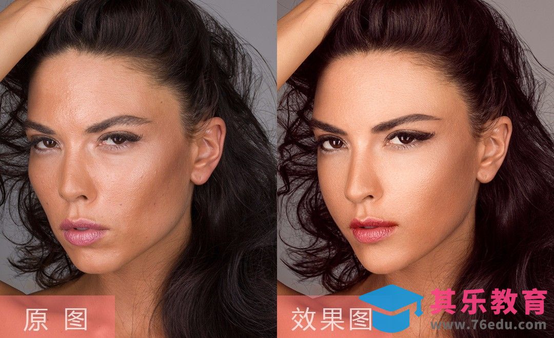 PS-古铜色皮肤人像精修[虎课网手机摄影入门视频教程][MP4产品摄影教程全集 ]-第1张图片-我要自学网