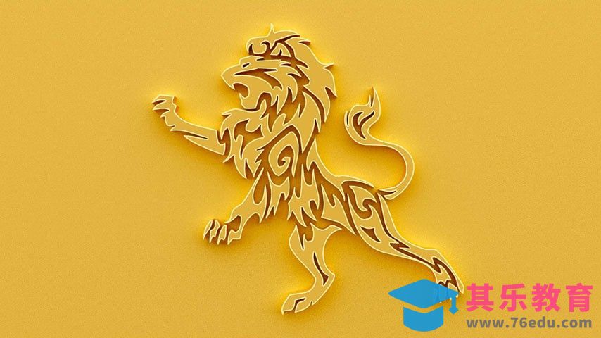 PS-小狮子3DLOGO样机制作[虎课网品牌设计视频教程][logo包装设计教程全集MP4 ]-第1张图片-我要自学网