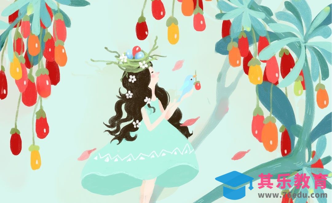 PS-板绘插画-枸杞[虎课网绘画插画视频教程][ipad商业插画MP4教程全集 ]-第1张图片-我要自学网