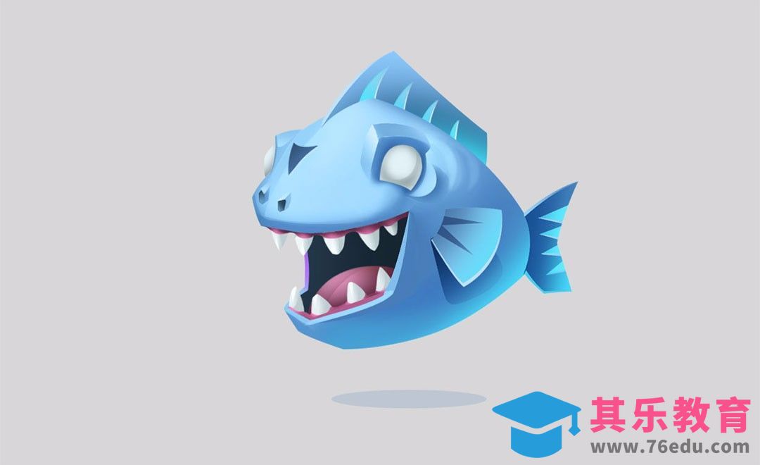 PS-板绘-小鲨鱼教程[虎课网绘画插画视频教程][ipad商业插画MP4教程全集 ]-第1张图片-我要自学网