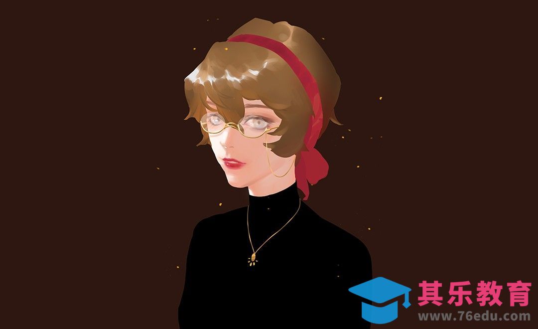 SAI-板绘-厚涂萝莉（上色技法）[虎课网绘画插画视频教程][ipad商业插画MP4教程全集 ]-第1张图片-我要自学网