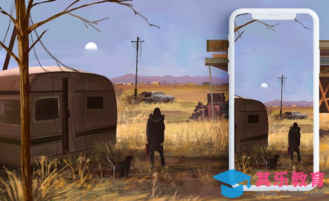 PS-板绘插画-返乡[虎课网绘画插画视频教程][ipad商业插画MP4教程全集 ]-第1张图片-我要自学网